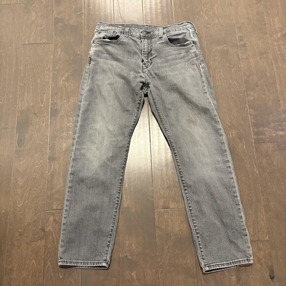 Levi's Other - Big E Levis Jeans Mens 32x28 Gray Slim Tapered Stretch Denim Premium S40196 502